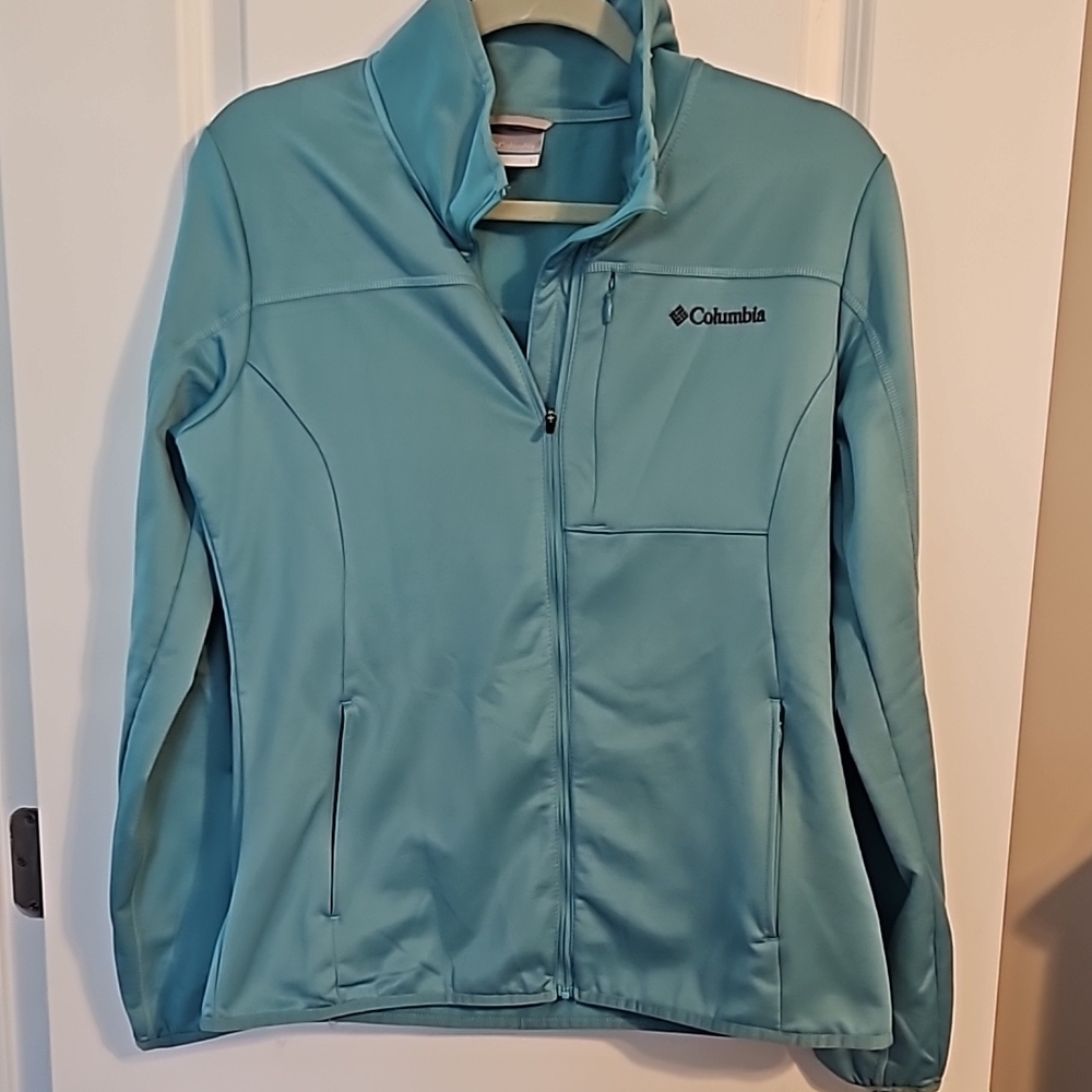 Columbia fleece lined zip jacket size L